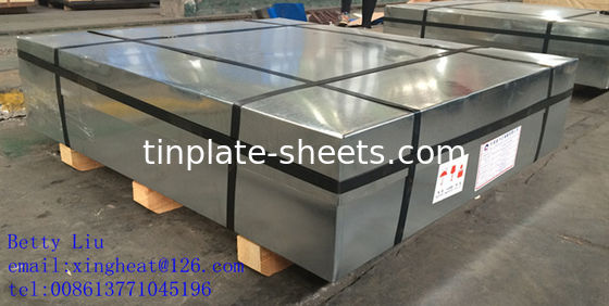 MR dan SPCC Tinplate Sheets dengan 1.1/1.1 dan 2.8/2.8 Lapisan