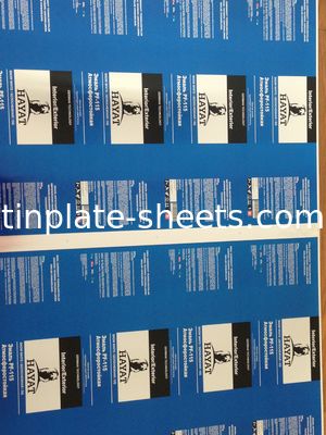 Lembar tinplate cetak yang dapat disesuaikan untuk berbagai aplikasi T3 T4 T5