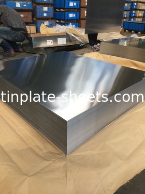 Lembar tinplate cetak yang disesuaikan untuk berbagai aplikasi dengan ketebalan 0,15-0,49mm dan lebar 600mm-986mm