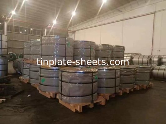 Lembar tinplate cetak yang disesuaikan untuk berbagai aplikasi dengan ketebalan 0,15-0,49mm dan lebar 600mm-986mm