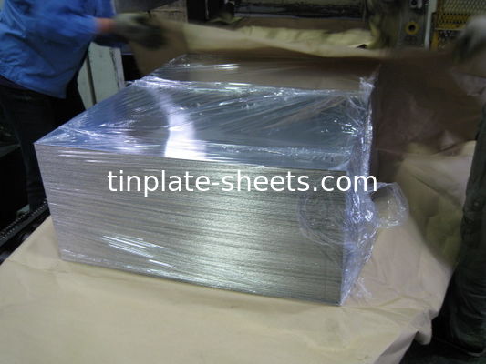 Lembar Timah Elektrolisit Kekuatan Tinggi Tahan Korosi1.1/1.1 2.8/2.8 T3 T4 T5 Suhu