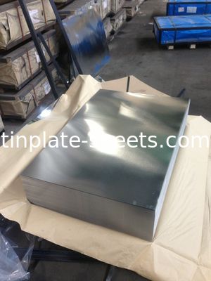ASTM624 Standar Lembar Tin Electroytic T2 T2.5 T3 T4 T5 Tempered Tinplate Mill Factory Tinplate Untuk Kaleng Makanan