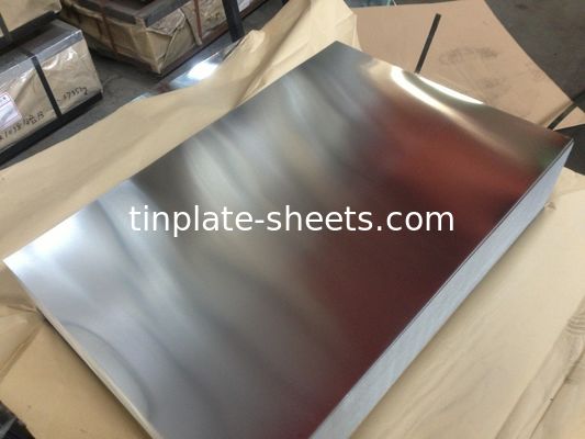 Lembar Tinplate Kualitas Baik 2.8/2.8 JIS G3303 Standar T3 T5 DR8 2.8/2.8 STONE FINISH Lembar Tinplate Elektrolitik