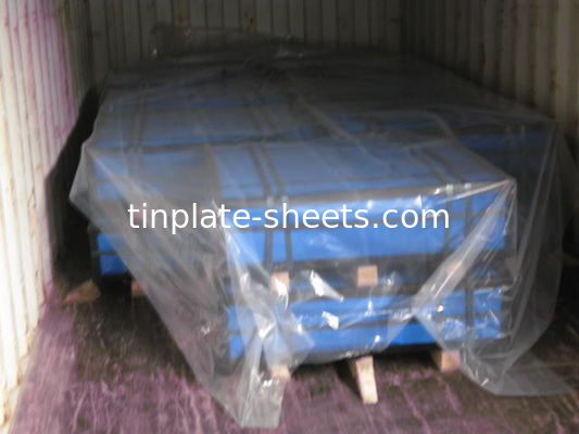 1.1/1.1 sampai 5.6/5.6 Lapisan Lapisan Tinplate Pelapis Tin Bright Stone Perak atau Mat Finish
