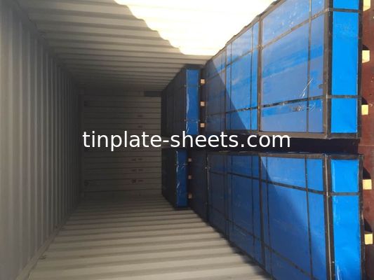 1.1/1.1 sampai 5.6/5.6 Lapisan Lapisan Tinplate Pelapis Tin Bright Stone Perak atau Mat Finish