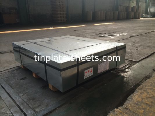 Koil Tinplate Kompetitif untuk Makanan dan Minuman Kaleng 2.0/2.0 2.8/5.6 Lapisan Tin dan Batu Cerah Perak Matt Surface Finish