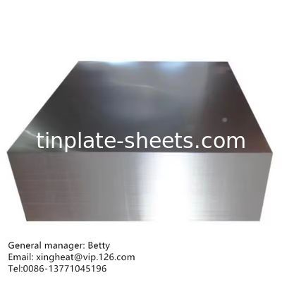 Tinplate Coil for Tinplate Sheet with MR and SPCC Material BA Annealing and Bright Stone Silver and Matt Surface Finish