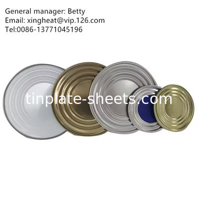 Lembar Tin Electrolytic untuk Industri Kemasan MR dan SPCC Bahan 0,13-0,48mm Ketebalan 600mm-986mm Lebar