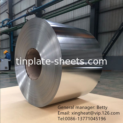 0.13-0.48mm Lembar Tinplate Untuk Persyaratan Pelanggan Tahan Korosi Sangat Berbentuk