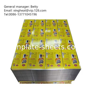BA Annealing Electrolytic Tinplate for Tinplate Sheet with Tin Coating 1.1/1.1 2.2/2.2 2.8/2.8 5.6/5.6 2.0/2.0 2.8/5.6