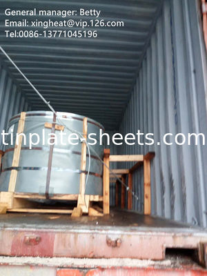 Koil tinplate untuk industri kemasan 25 metric ton MOQ EXW/FOB/CFR/CIF L/C/T/T/DP Syarat pembayaran MR dan SPCC Material