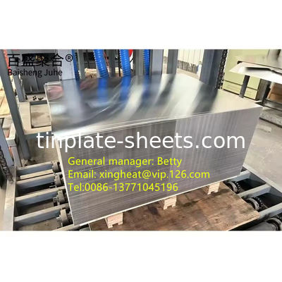 Koil tinplate untuk industri kemasan 25 metric ton MOQ EXW/FOB/CFR/CIF L/C/T/T/DP Syarat pembayaran MR dan SPCC Material