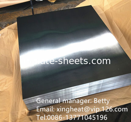Lembar Tinplate Cerah Untuk Kaleng Tin Plated Baja Dengan Ketahanan Korosi Dan Formabilitas Tinggi
