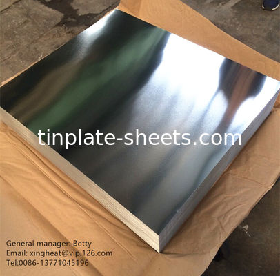 JIS G3303/EN10202/ASTM624 Standard Electrolytic Tinplate Sheets EXW/FOB/CFR/CIF L/C/T/T/DP Syarat pembayaran 25 MT MOQ