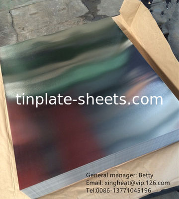 JIS G3303/EN10202/ASTM624 Standard Electrolytic Tinplate Sheets EXW/FOB/CFR/CIF L/C/T/T/DP Syarat pembayaran 25 MT MOQ