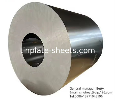 MR dan SPCC Material Tinplate Coils dalam ketebalan dan lebar yang berbeda untuk berbagai aplikasi industri
