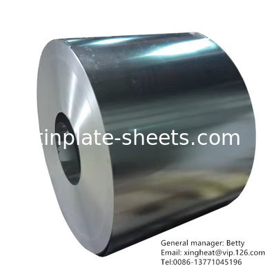 ETP Tinplate Tin Coated Steel 0.13mm-0.49mm Ketebalan 2.8/2.8 T3 T4 T5 DR8