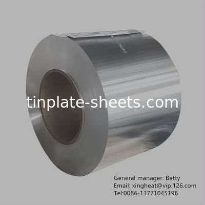 Inplate coil T5 tinplate coils Electrolytic tinplate in coil Stone sheet food cans tinplate mill manufacturer