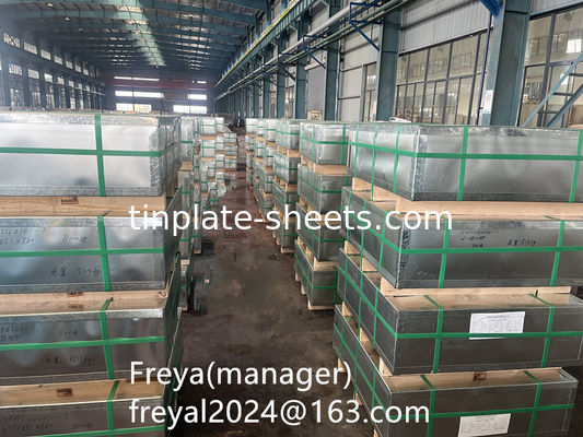 MR dan SPCC Tinplate Sheets dalam Ketebalan dan Lebar yang Berbeda untuk Aplikasi yang Berbeda