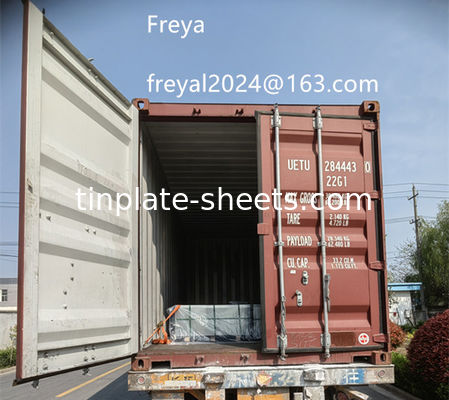 Tinplate cetak untuk lembaran tinplate dengan ketebalan dan dimensi yang dapat disesuaikan 2.0/2.0