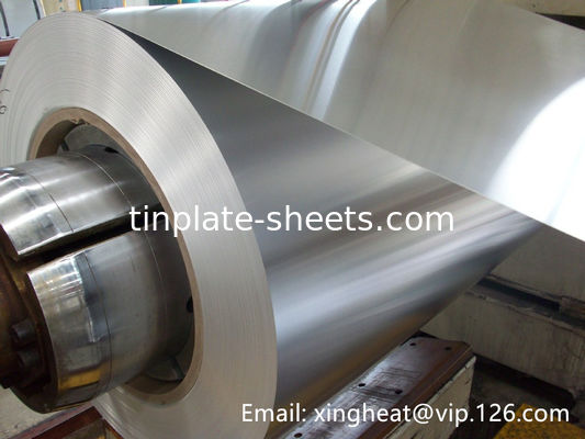 Lembar Timah Untuk Kaleng Pengemasan JIS G3303 Standar T3 T4 T5 DR8 2.8/2.8 STONE FINISH Lembar Timah Elektrolitik