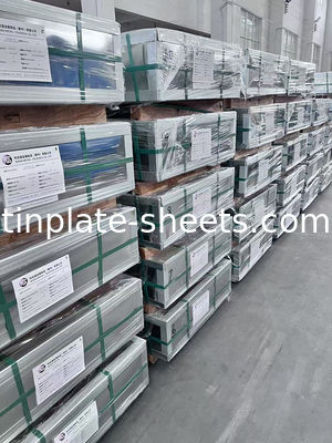 Matt Tinplate In Sheets dengan pilihan suhu DR8 DR7.5 dan DR9 untuk kustomisasi dan fleksibilitas