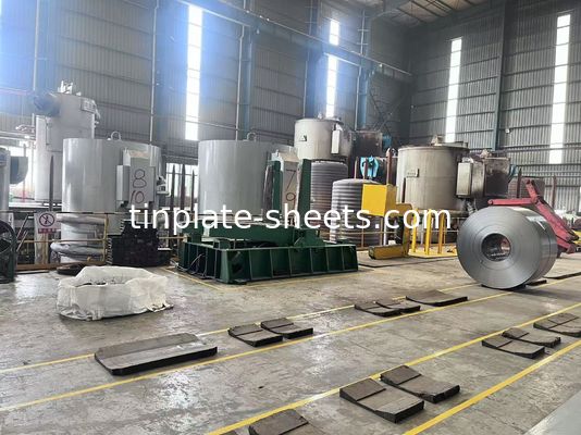 Lembar tin electrolytic dalam berbagai ketebalan dan lebar MR dan SPCC Material 600-986mm Lebar 600-1160mm Panjang pemotongan