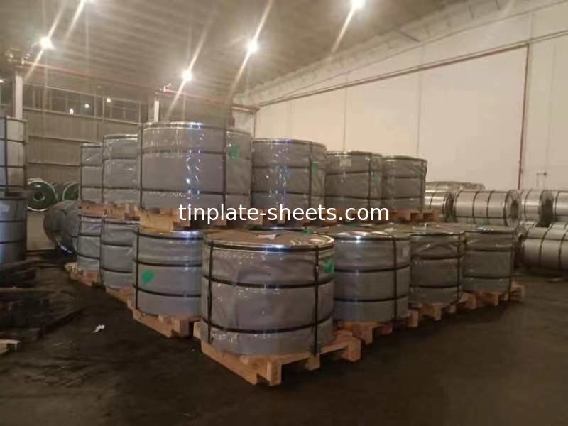 2. Tin Free Steel Coil dengan permukaan Batu Cerah atau Perak sempurna untuk ujung terbuka mudah
