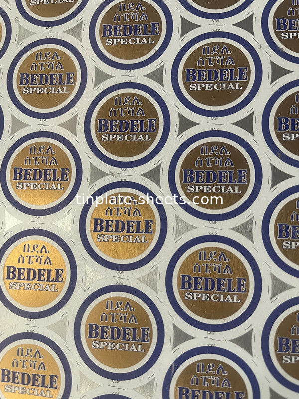 4 Warna Cetak Tin Free Steel Coil BA Dan CA Annealing Kekuatan Tinggi