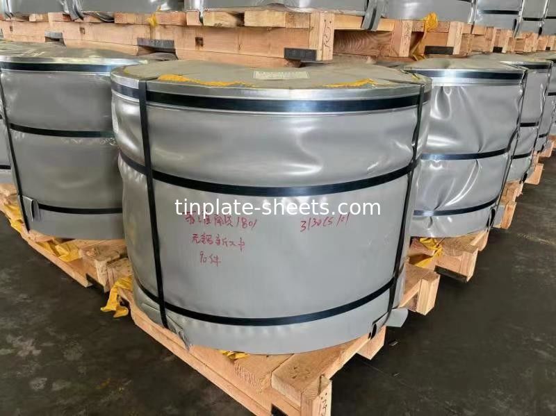 Lembar timah untuk kaleng kimia dan makanan MR dan SPCC Material Cerah dan Batu Finish JIS G3303 Standar