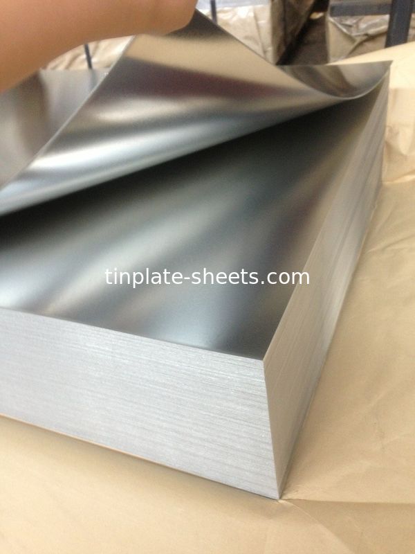 0.13-0.48mm Ketebalan T3 T4 Lembar Elektro Tin Tahan erosi yang sangat baik