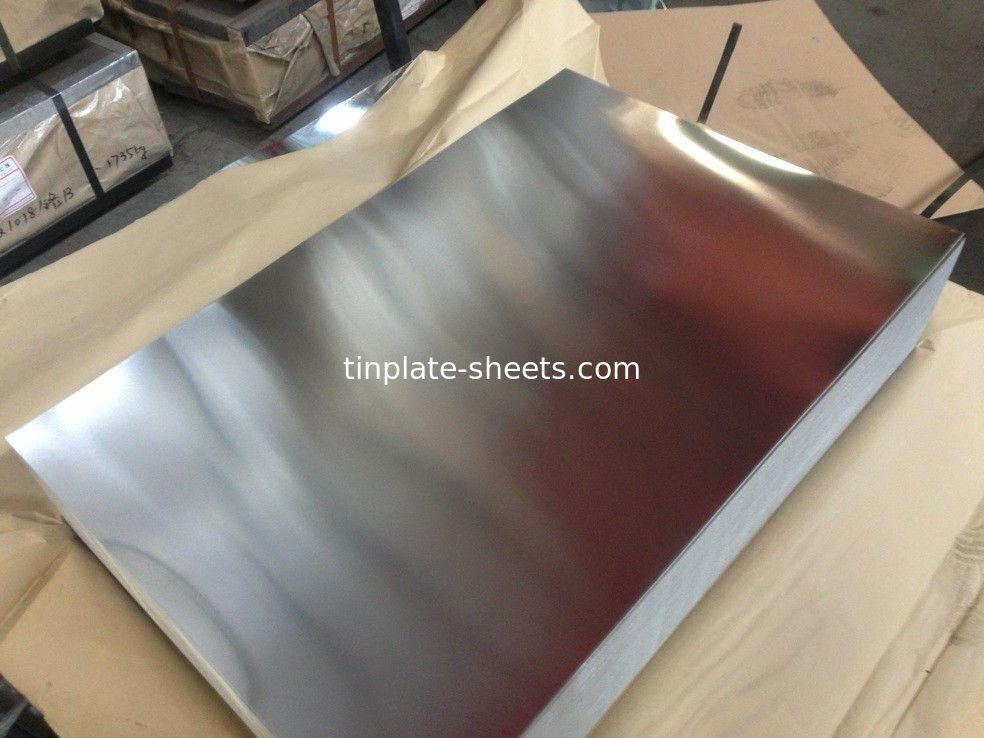 Lembar Tinplate Kualitas Baik 2.8/2.8 JIS G3303 Standar T3 T5 DR8 2.8/2.8 STONE FINISH Lembar Tinplate Elektrolitik