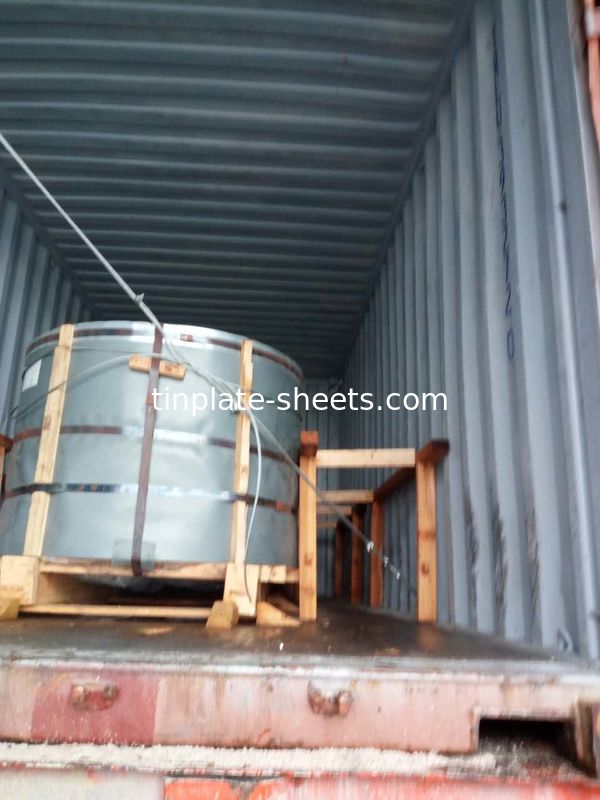 Bentuk yang baik ETP Tinplate Electro Tin Plate Perak/Mat Permukaan Selesai T4 T5