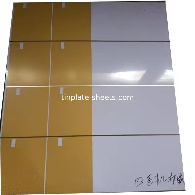 Enam Warna BA Annealing Tinplate Sheet Coil Rintangan Panas Daur Ulang