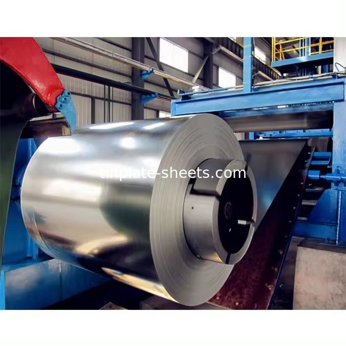 Lembar Tin Coil Mill Produsen pabrik Batu Perak Cerah Finish T3 T4 T5 T2.5 DR8 tin untuk kaleng kimia