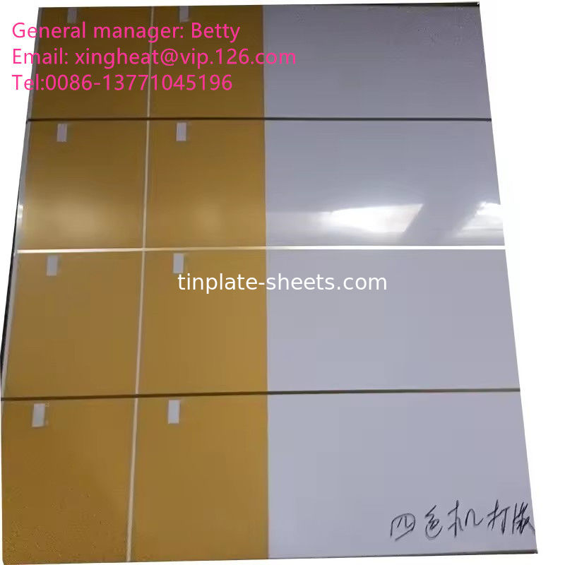 Tinplate Coil for Tinplate Sheet with MR and SPCC Material BA Annealing and Bright Stone Silver and Matt Surface Finish