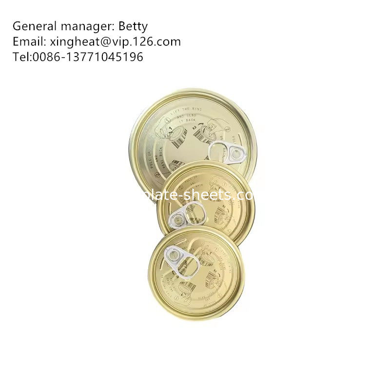 Lembar Tin Electrolytic dengan T2-T5 Temperature 5.6/5.6 Tin Coating Matt Surface Finish 600mm-1160mm Panjang pemotongan