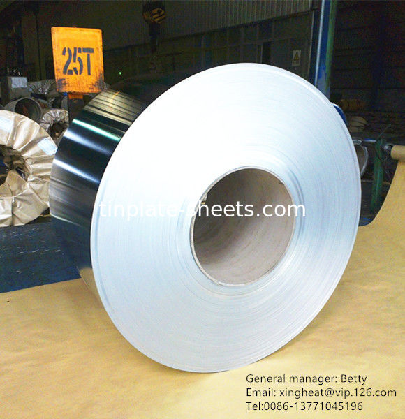 Elektrolitik Tinplate 2.8/2.8 JIS G330 untuk tutup mahkota 1.1/1.1 Tinplate Mill Pabrik Produsen T2.5 T3 T4 T5 DR8 DR9