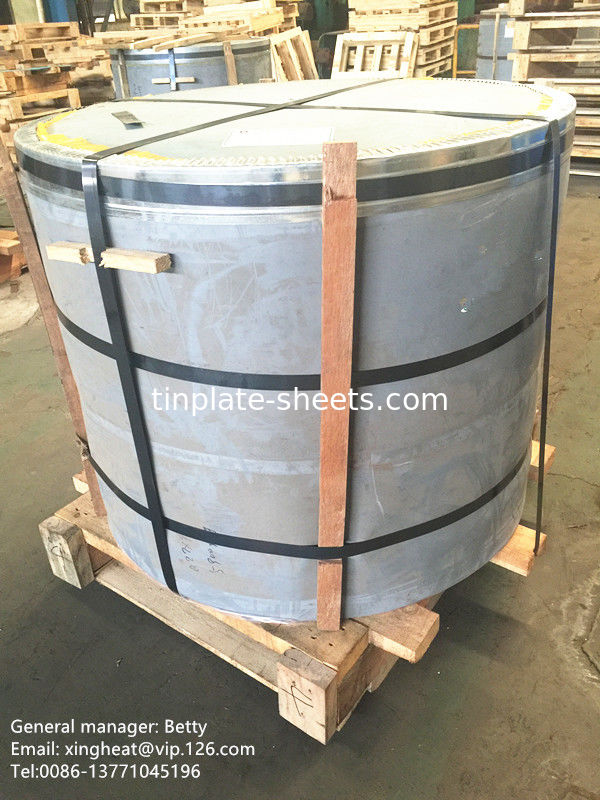 Lembar Tinplate Serbaguna Batu Perak Matt T2-T5 Tempered Low-Carbon Steel 2.0/2.0 2.8/5.6 Tin Coating 25 Metric Tons MOQ