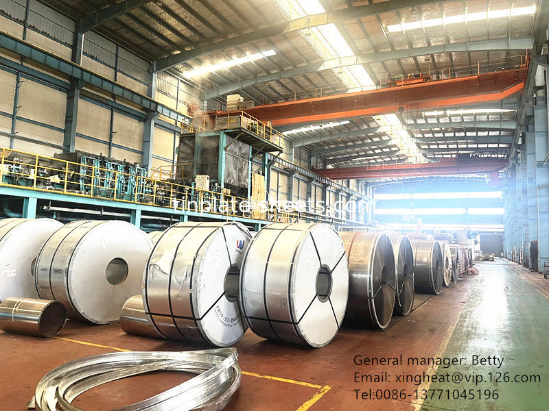 Matt Finish Tin Free Steel Strip 60-140mg/m2 Lapisan Chrome dan Lebar 600mm-907mm