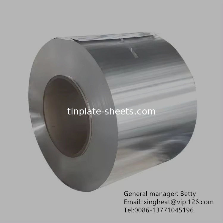 Ketebalan 0.15-0.49mm MR Tin Free Steel Coil Untuk Membuat Crown Cap