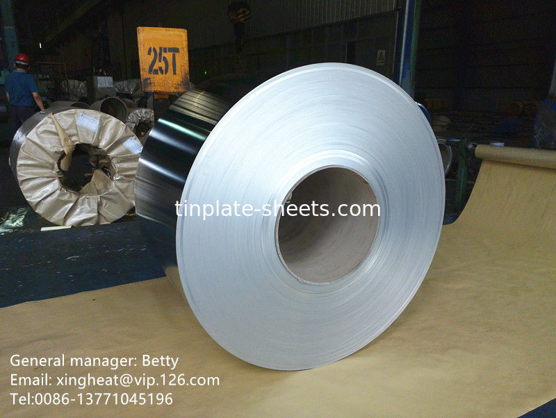 Papan Timah Elektrolitik 2.8/2.8 JIS G330 untuk kaleng makanan 1.1/1.1 Papan Timah Mill Pabrik Produsen T2.5 T3 T4 T5 DR8 DR9