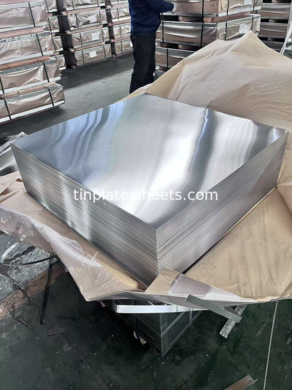 BA Annealing Tinplate Sheets permukaan halus dan mengkilap akhir untuk produk Anda