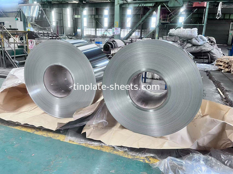 Inplate coil T5 tinplate coils Electrolytic tinplate in coil Stone sheet food cans tinplate mill manufacturer