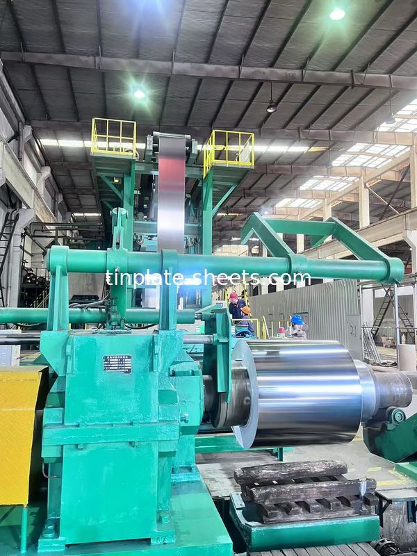 Lembar tin electrolytic dalam berbagai ketebalan dan lebar MR dan SPCC Material 600-986mm Lebar 600-1160mm Panjang pemotongan