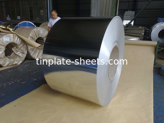 600mm-990mm Lebar Tin Plate Coil Wear Resisting Untuk Aplikasi Kaleng