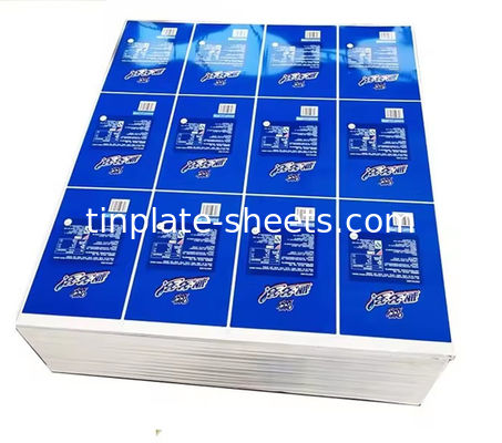 T2.5 T3 T4 T5 DR7 DR8 DR9 Lembar Tinta Cetak EN10202 Standar 2.8/2.8 Untuk Kaleng Makanan