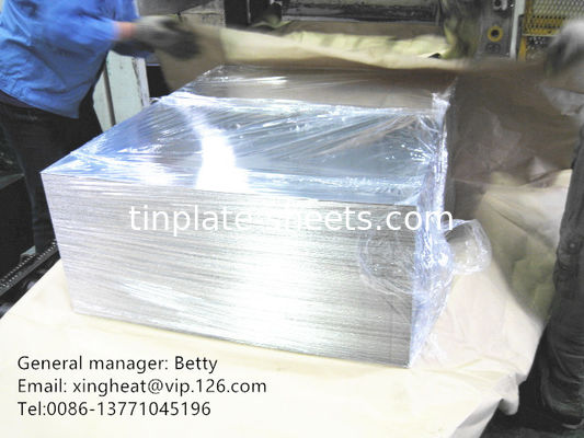 DR8/DR9 Bahan Tinplate Tempered Untuk Kaleng Pengemasan Makanan Ketahanan Tinggi