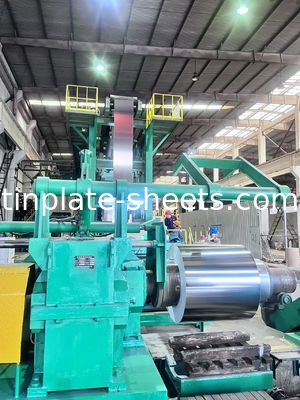 Koil Tinplate Elektrolitik untuk Lembar Tinplate dengan Lapisan Tin 5.6/5.6 dan Akhir Permukaan Matt